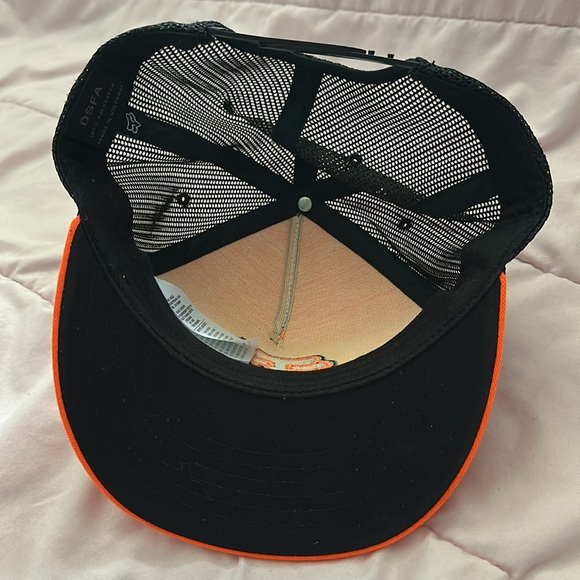Fox Racing Black and Orange Cap - Picture 2 of 2